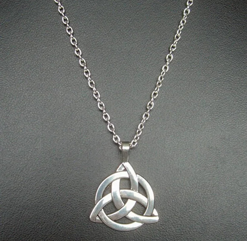 Pentagram & Fertility Goddess Tree of Life Triquetra Trinity Knot Triangle Turkey Evil Eye Protection Charms Pendant Necklace