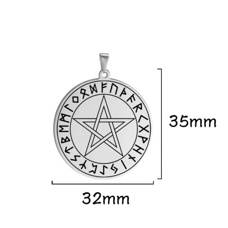 7 Archangels Sigil Charm DIY Accessories Pendant for Necklace Archangels Sigil Pendants Magic Amulet Protection