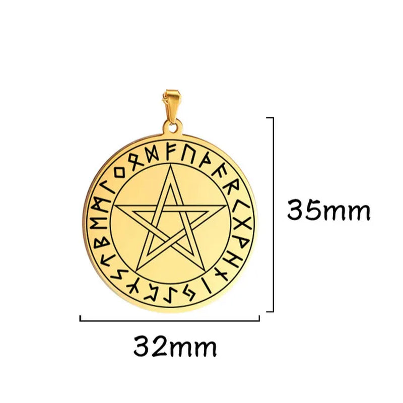 7 Archangels Sigil Charm DIY Accessories Pendant for Necklace Archangels Sigil Pendants Magic Amulet Protection